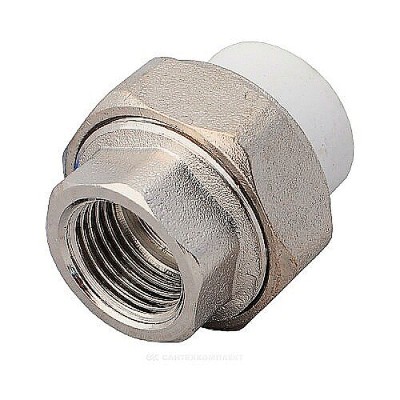 Valfex Standard американка ВР 20×3/4 PPR/латунь ЛС59-1, белый, 10155120