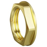 LD Pride контргайка с бортиком В 3/4 латунь ЛС59-1В, LD.65.508.20